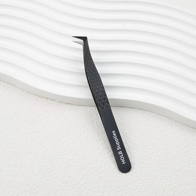 Sleek Black Fibre Tweezers (PRE ORDER)